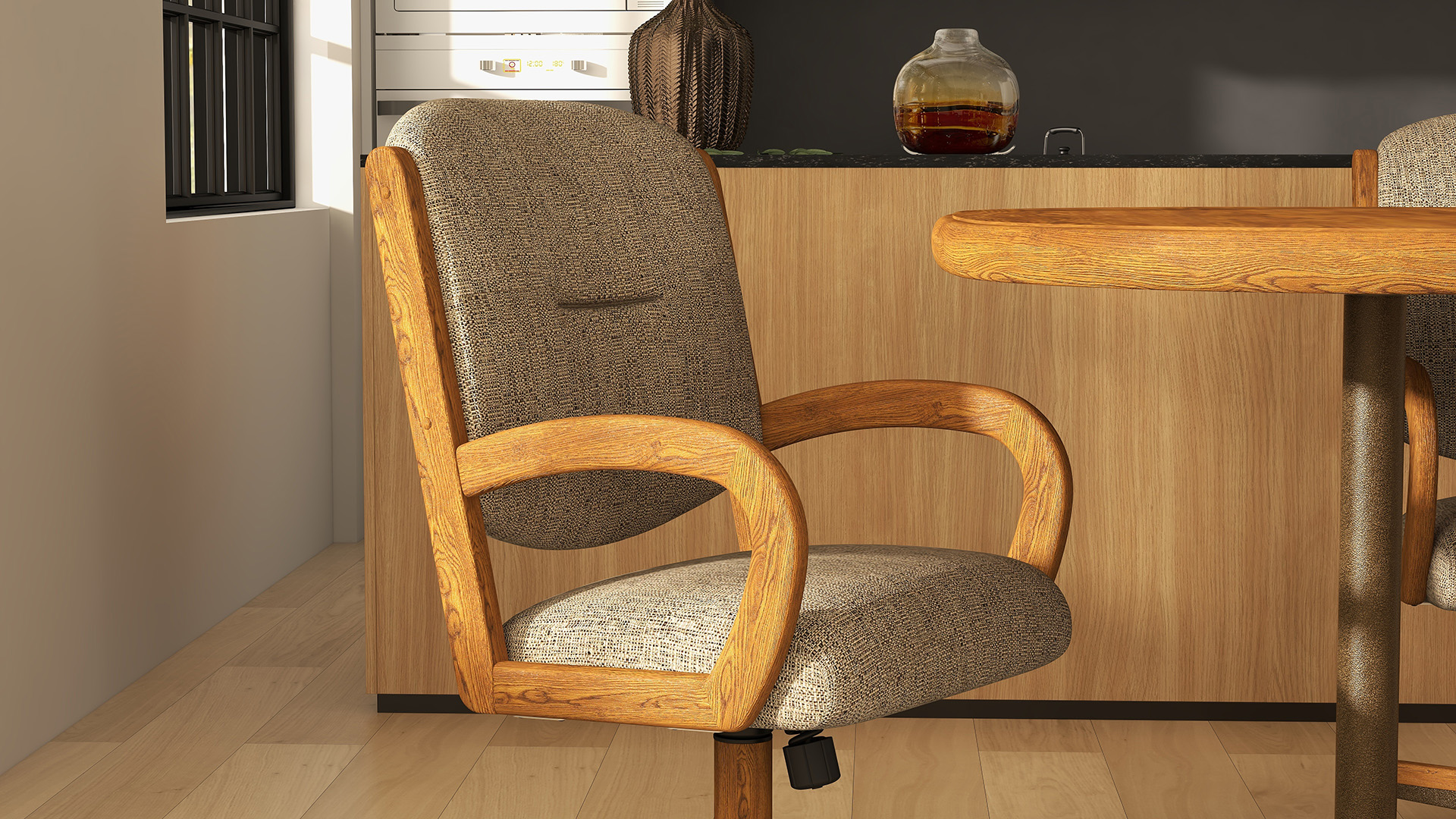 Chromcraft kitchen discount chairs with casters